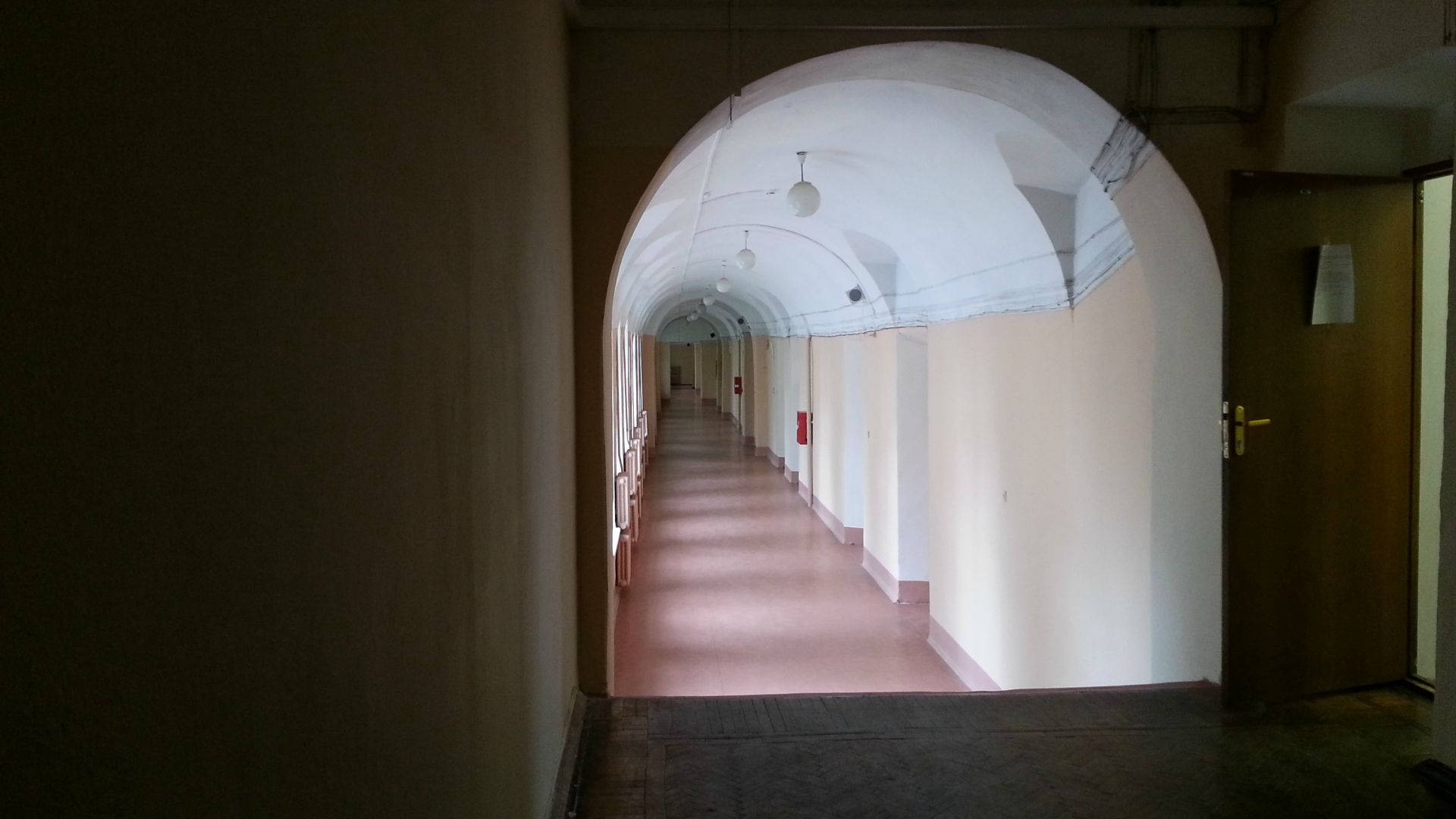 University Hallway